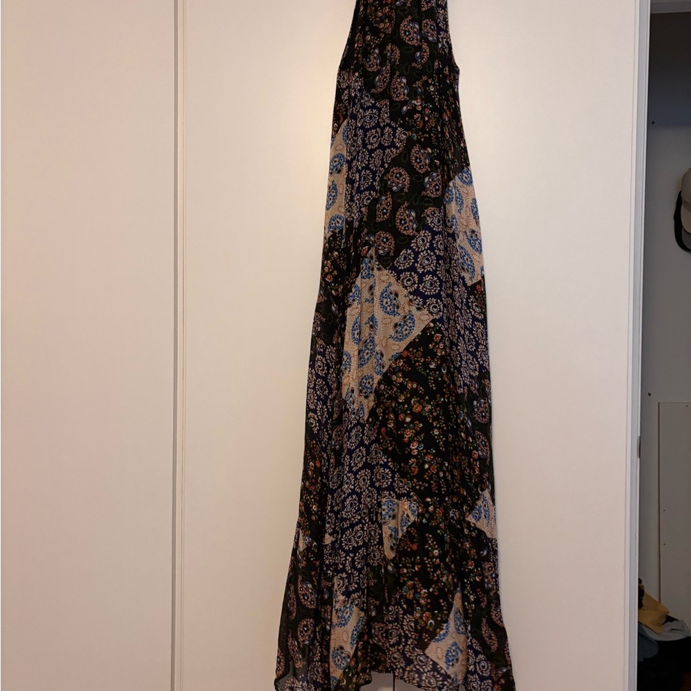 Maeve Katrina Multicolor Patchwork Maxi - image 5